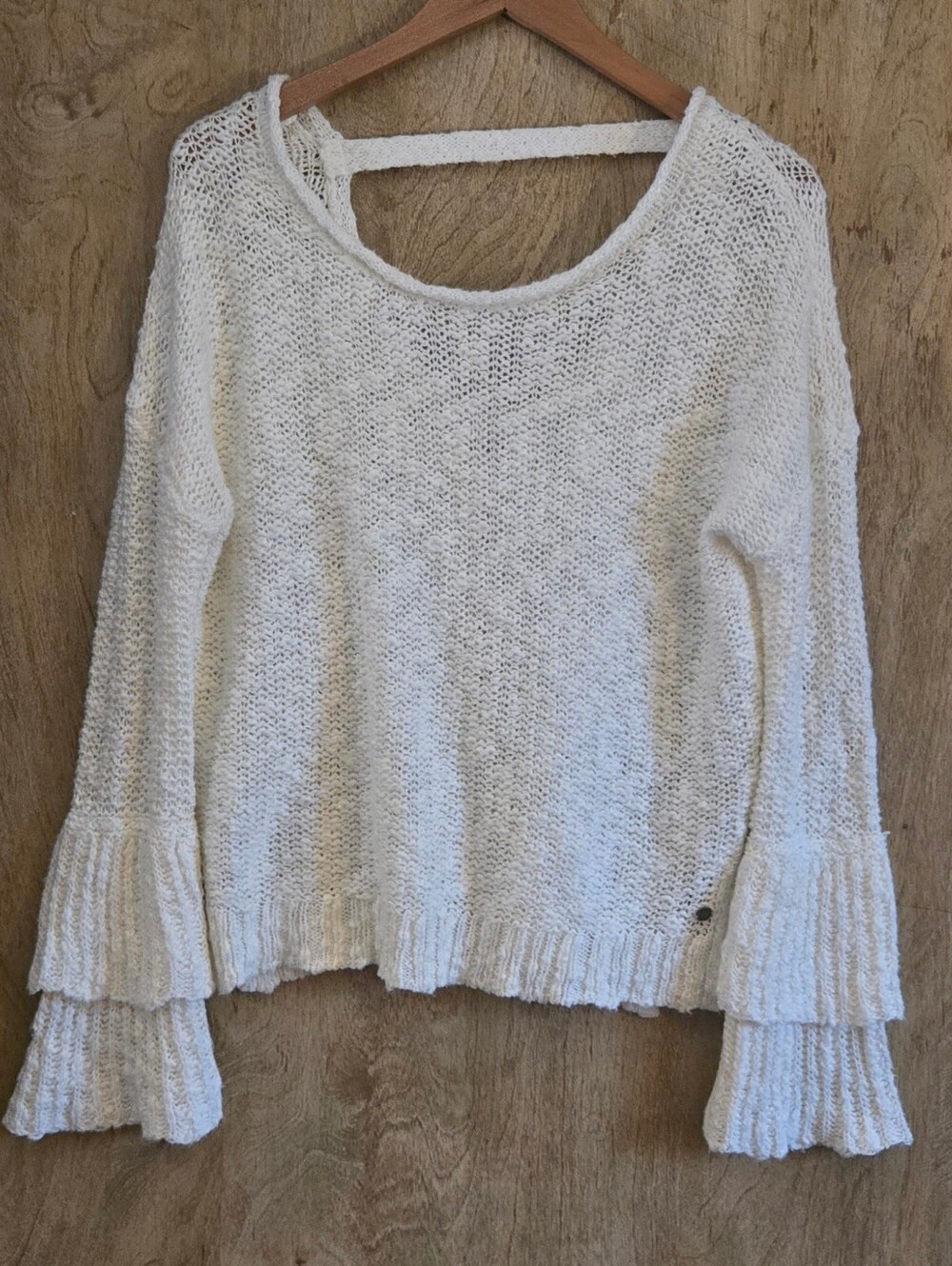 Roxy Knitted Bell Sleeve Sweater